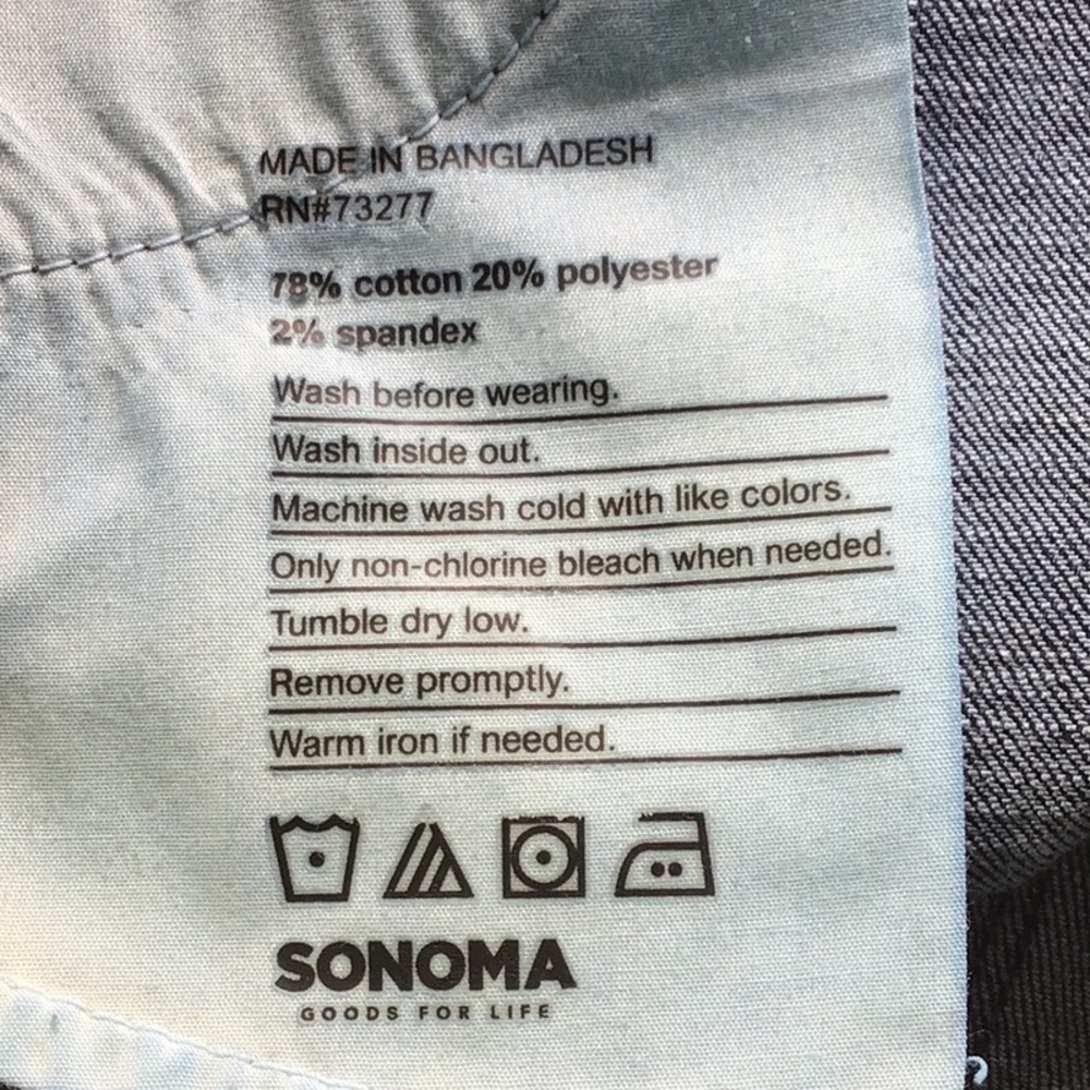 🌼3/$13🌼BUNDLE DEAL! Sonoma Dark Blue Denim Jean Short - Picture 11 of 11